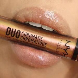 NYX Duo Chromatic Lip Gloss - Shimmering Gold